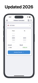 Inflation Calculator & Data screenshot