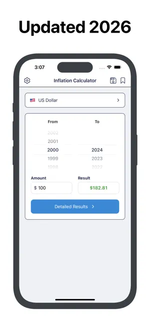 Inflation Calculator & Data screenshot 1