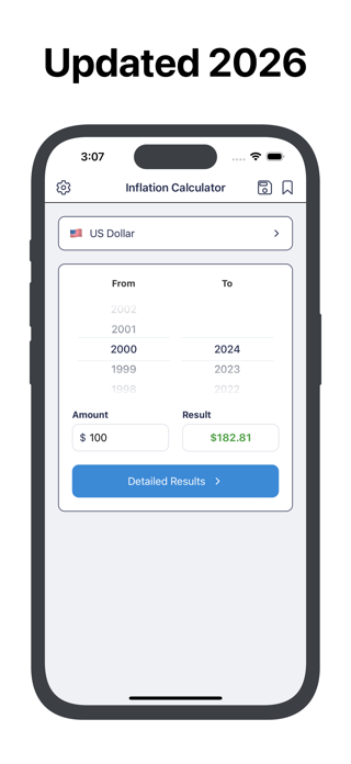 Inflation Calculator & Data Screenshot 1 of 4