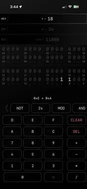 BinaryHexCalc screenshot 5