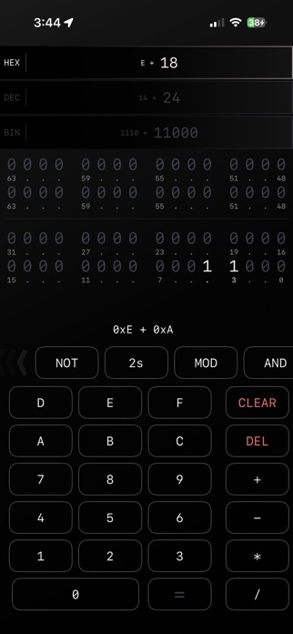 BinaryHexCalc Screenshot 5 of 8