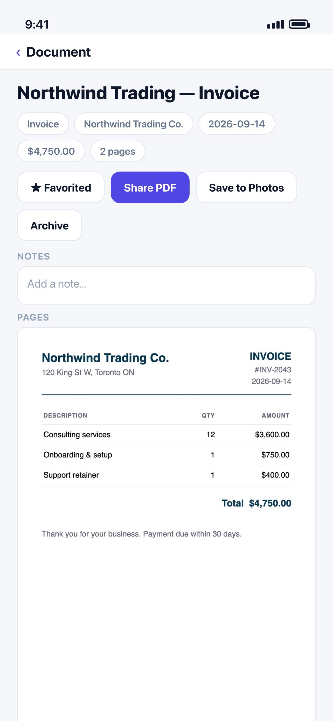 Screenshot 3 of DocKeep - Document Scanner