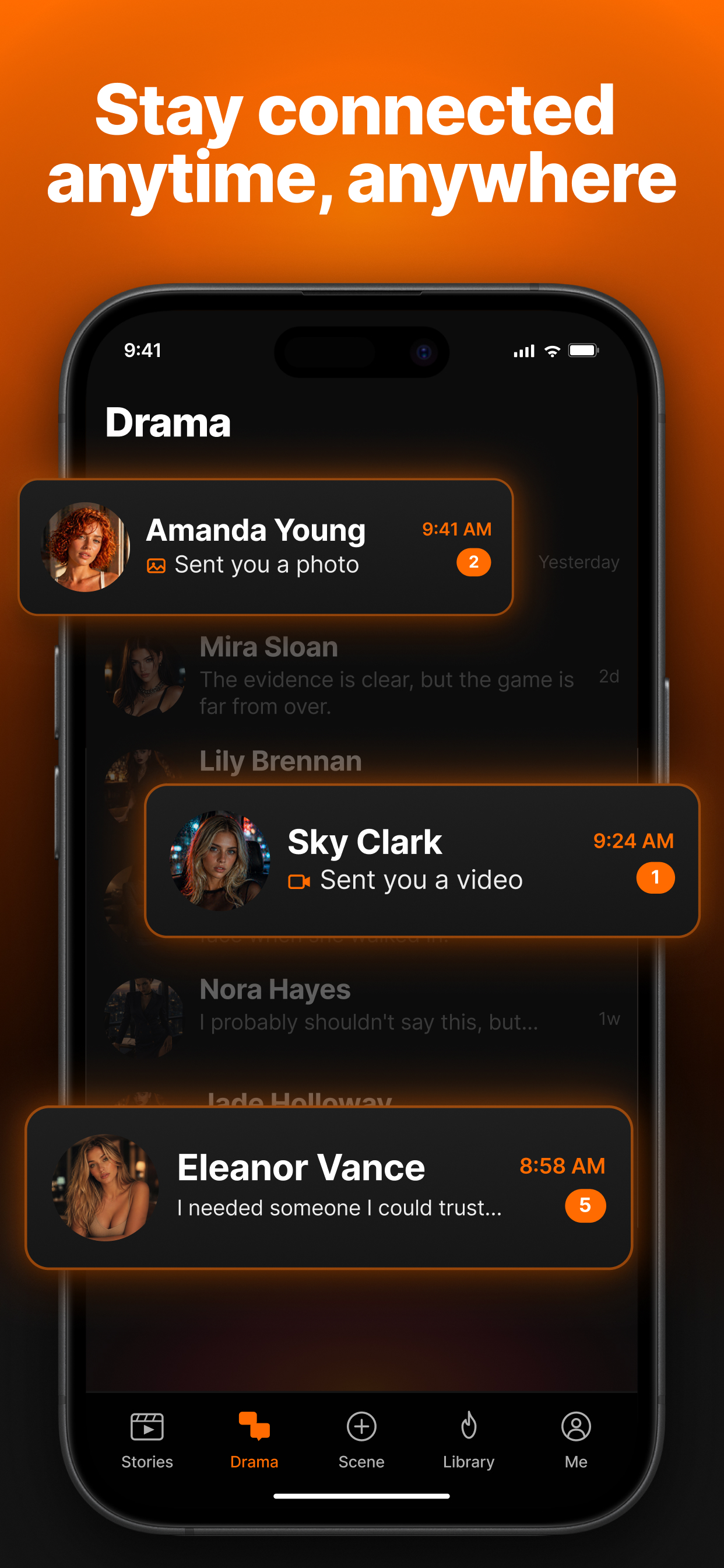 MessAIlina: AI Story Character screenshot 4