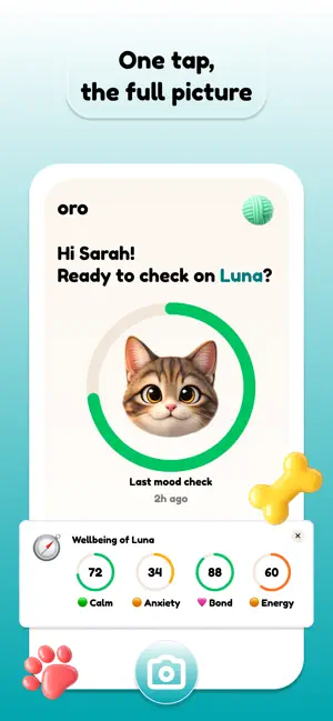 Oro AI: Pet Mood, Affirmations screenshot 2