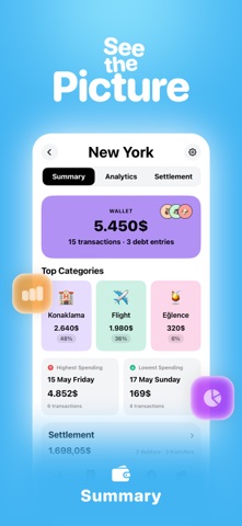 TravelTab: Split Expenses iPhone screenshot