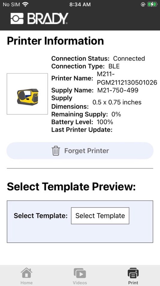 #4. Brady Print SDK (iOS) 게시자: Brady Corporation