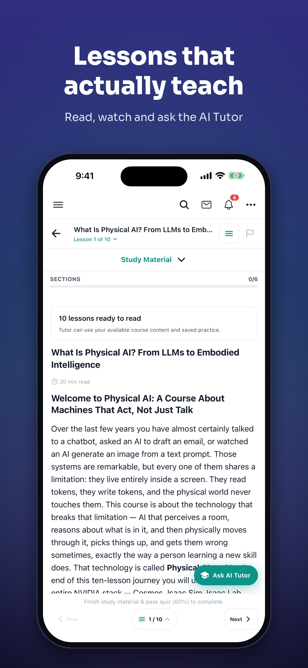 Screenshot 5 of Sikho.ai: AI Tutor & Courses