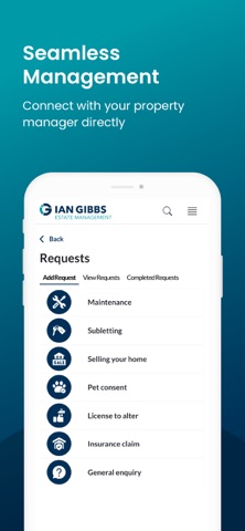 Ian Gibbs Residents iPhone screenshot