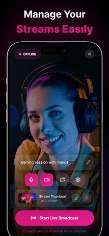 Salsacast – Go Live screenshot