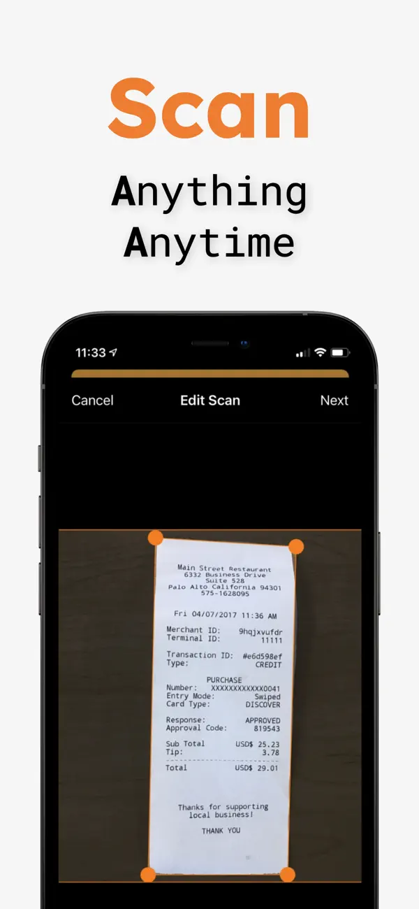 Screenshot #2 pour Scan To PDF - Mini Scanner App