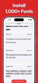Fontastic - Install Fonts screenshot