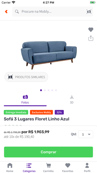 Mobly: decoração e móveis Screenshot