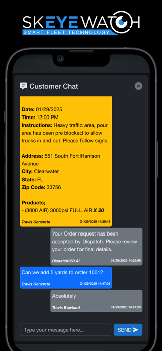 Dispatch360 Customer Portal Screenshot 1 of 5