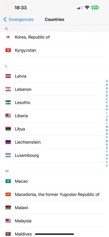 Emergency Calls Worldwide Screenshot 4 of 4