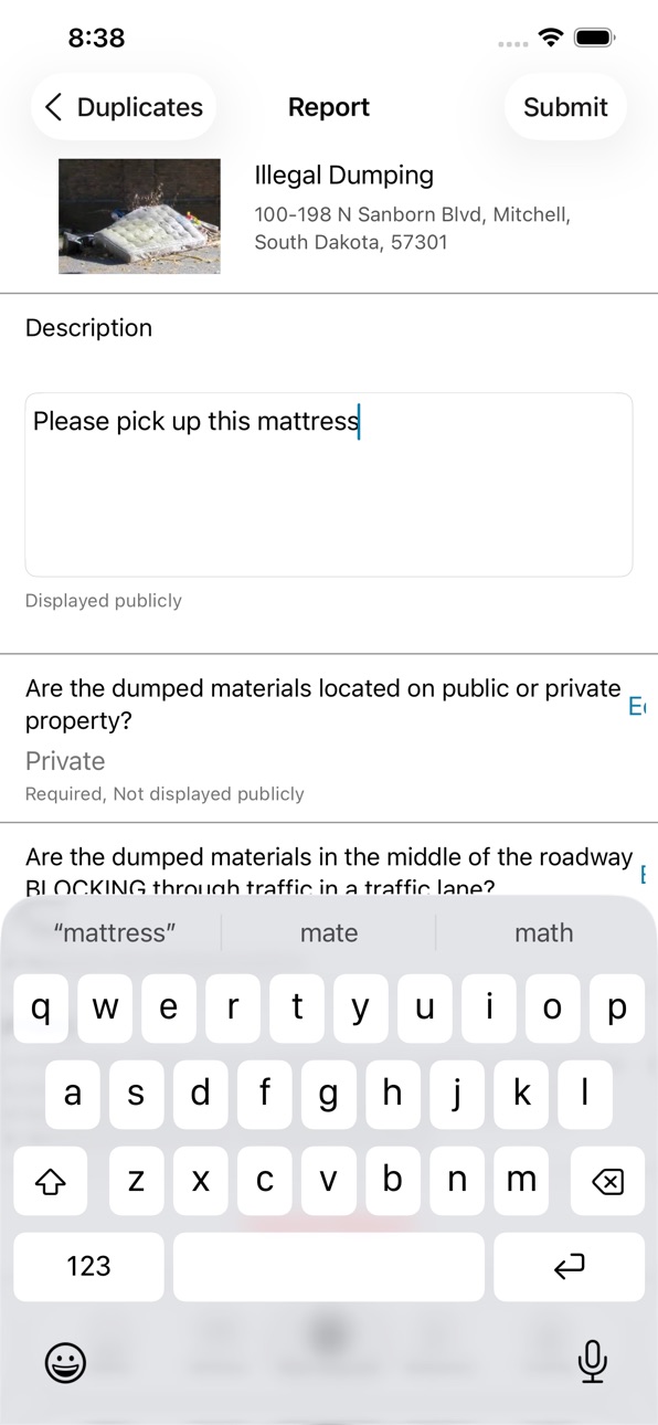 iPhone screenshot