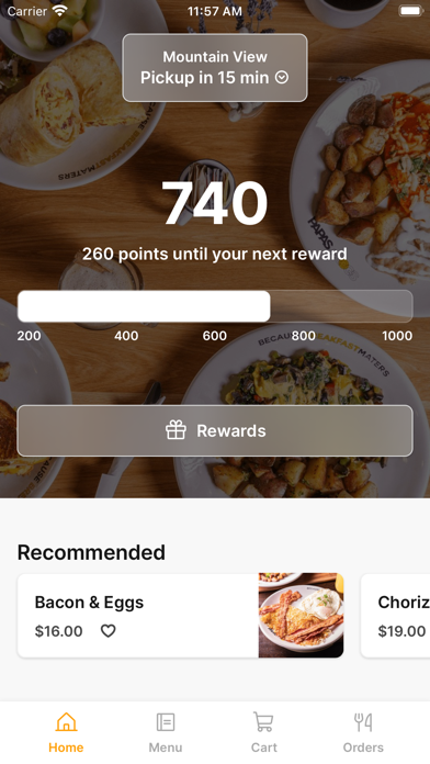 Papas & Eggs iPhone screenshot 1 - Food & Drink app