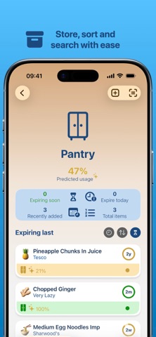 KeepFresh: Inventory Companion iPhone screenshot