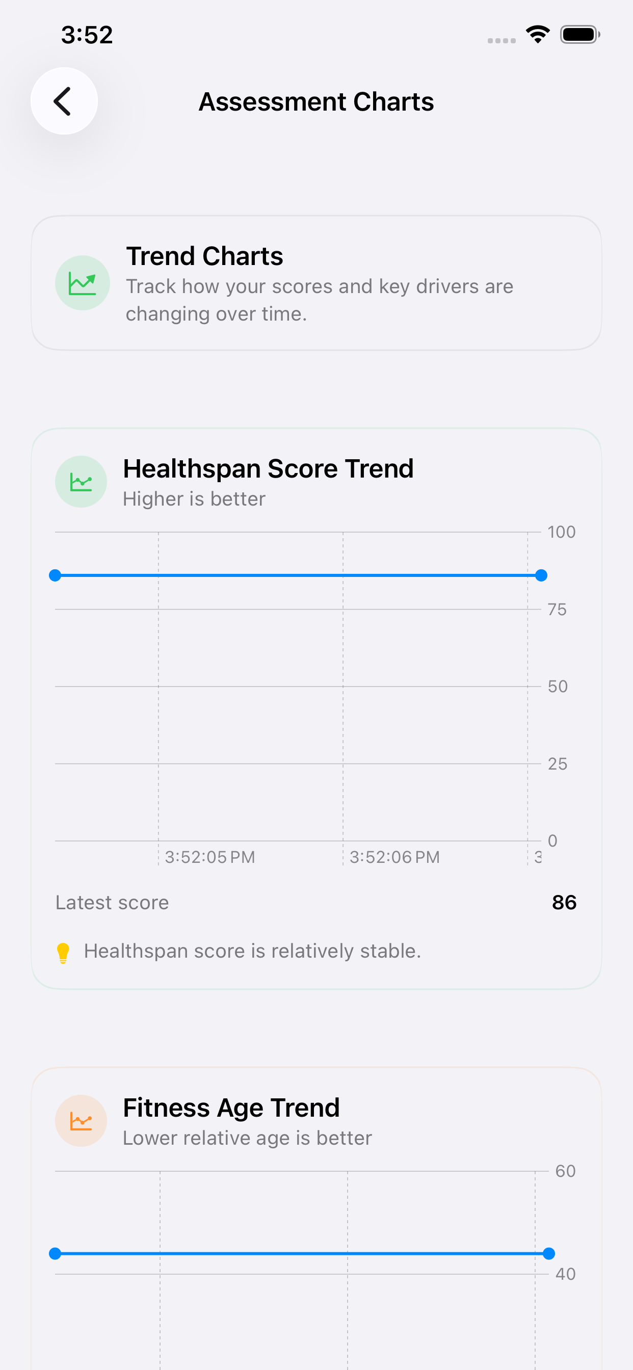 Healthspan Tracker screenshot 7