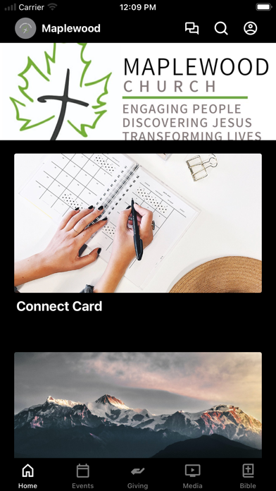 Maplewood Church app screenshot