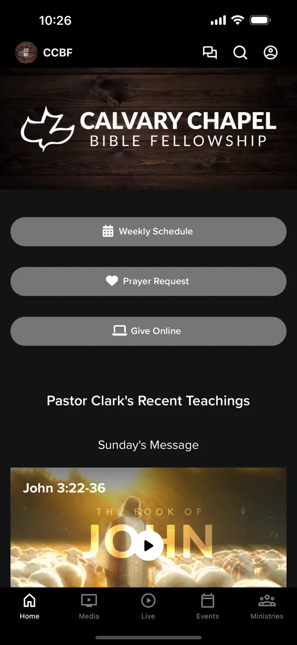 Screenshot #1 pour CalvaryChapel Bible Fellowship