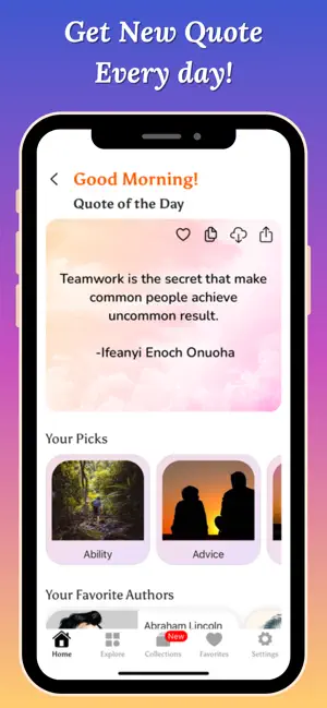 Daily Affirmations & Quotes screenshot 1