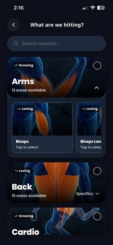 Veins - Workout Tracker & Log Screenshot 4 of 5