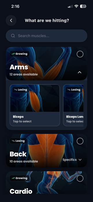 Veins - Workout Tracker & Log Screenshot 4 of 5