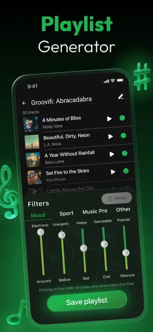 Smart Music Playlist Maker screenshot 1