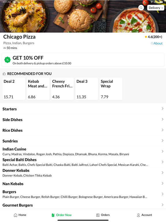 Screenshot #6 pour Chicago Pizza.