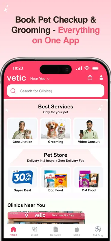 Vetic - Pet Clinic & Grooming screenshot 1 of 8