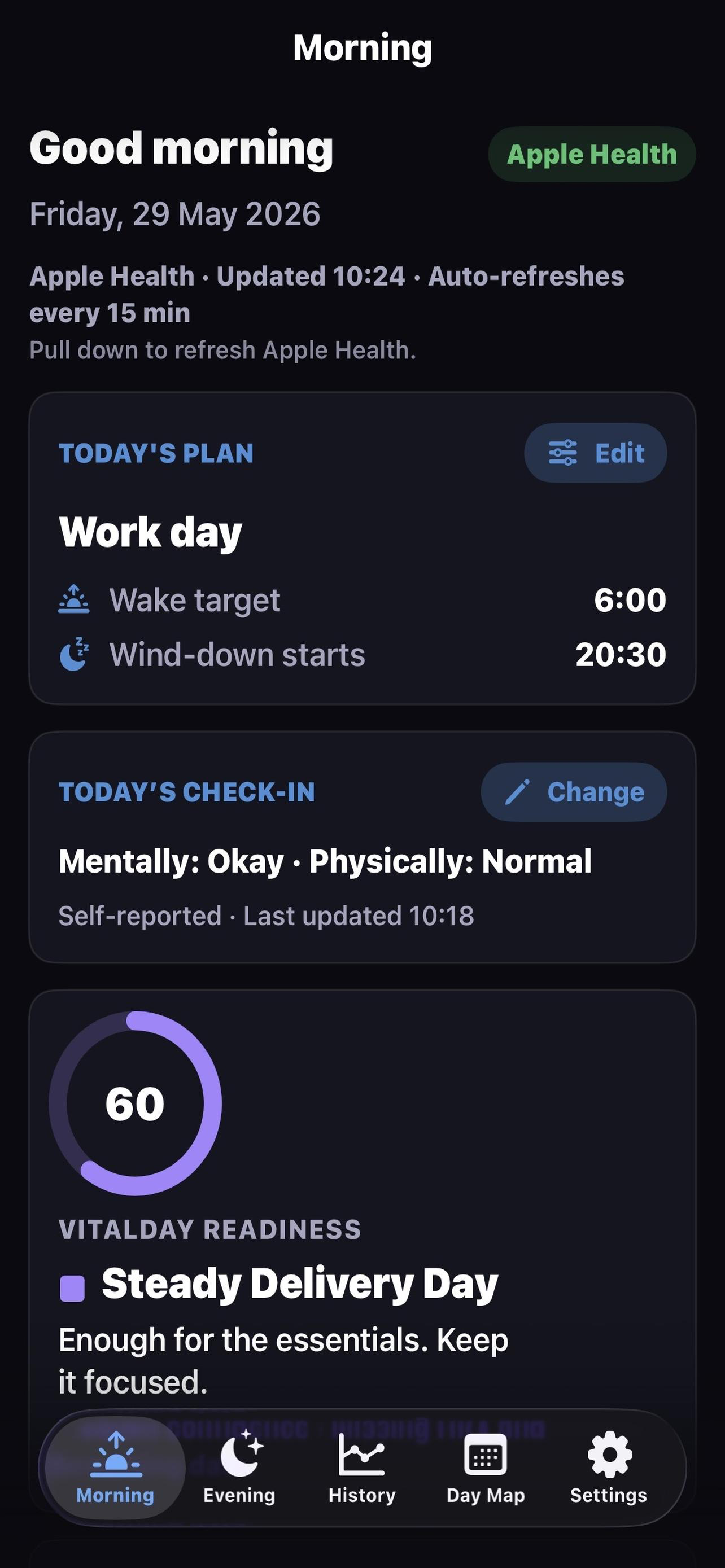 VitalDay: Daily Readiness screenshot 3