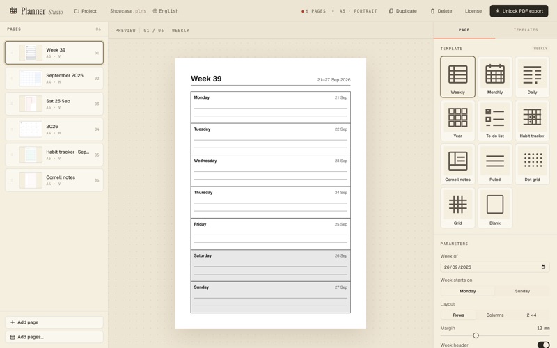 Planner Studio screenshot 1
