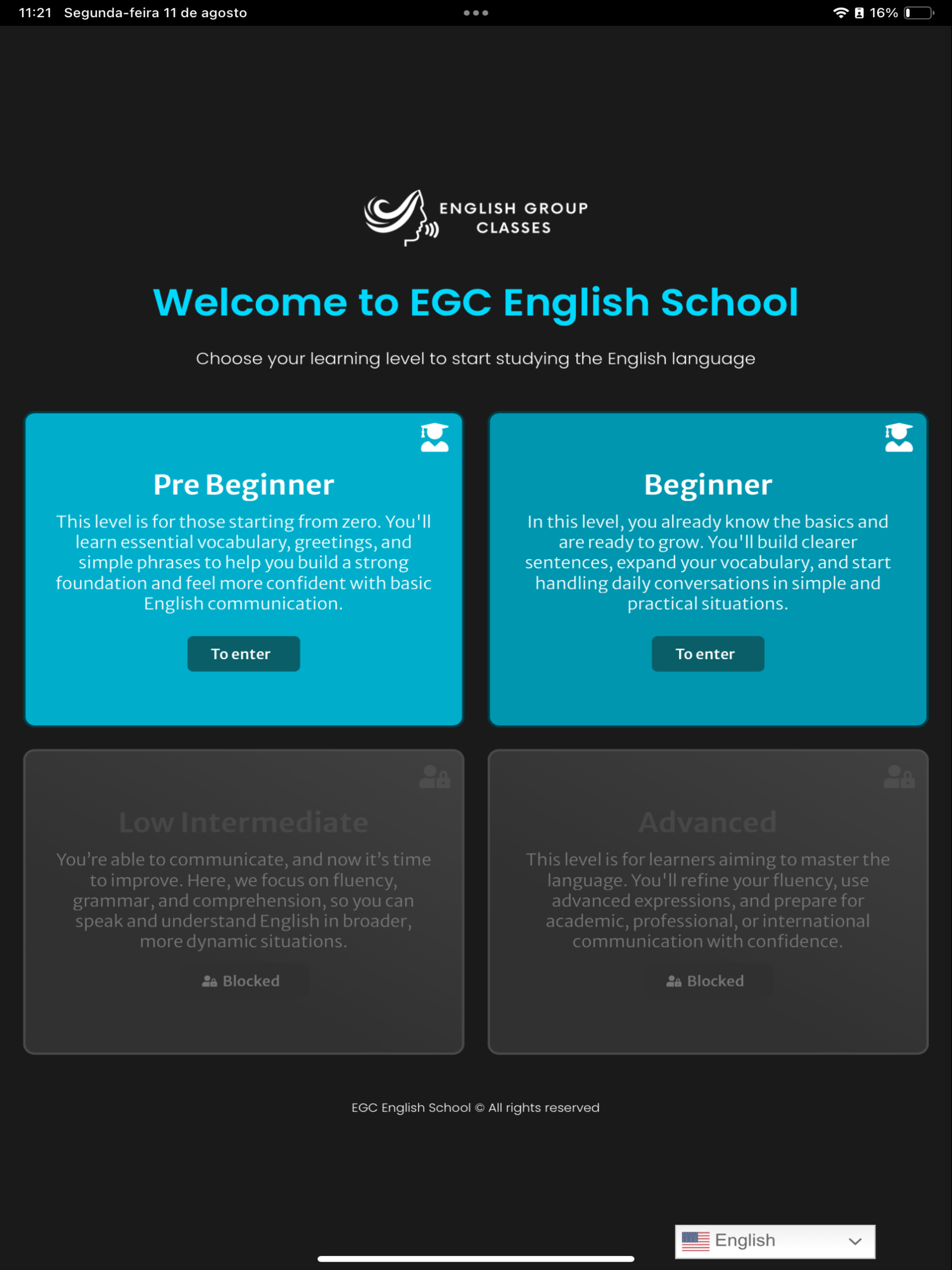 EGC English School screenshot 6