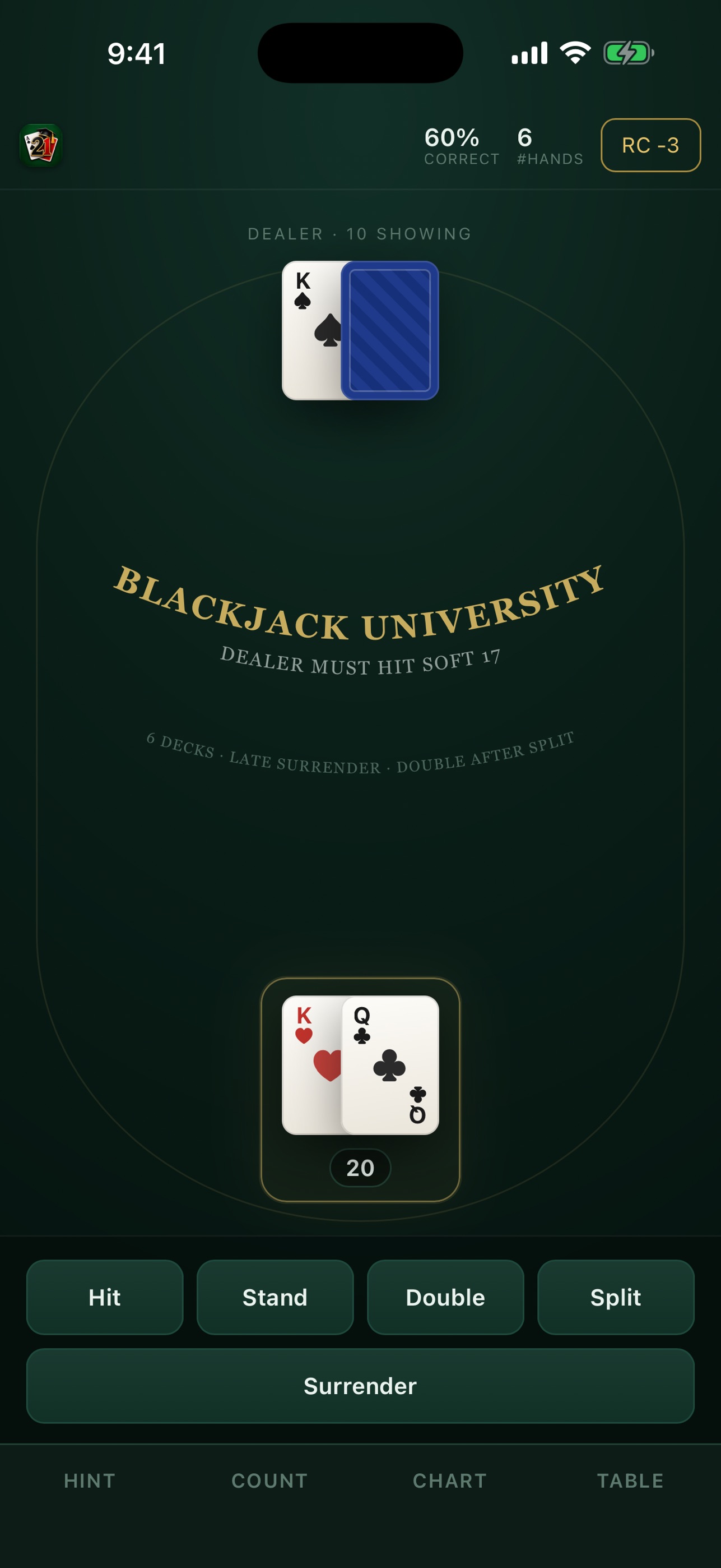Screenshot 1 of Blackjack University