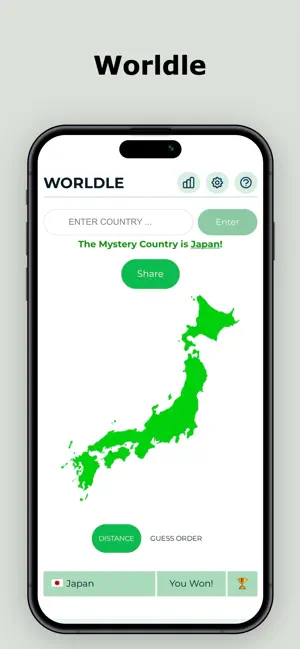 Globle - Guess hidden Country screenshot 3