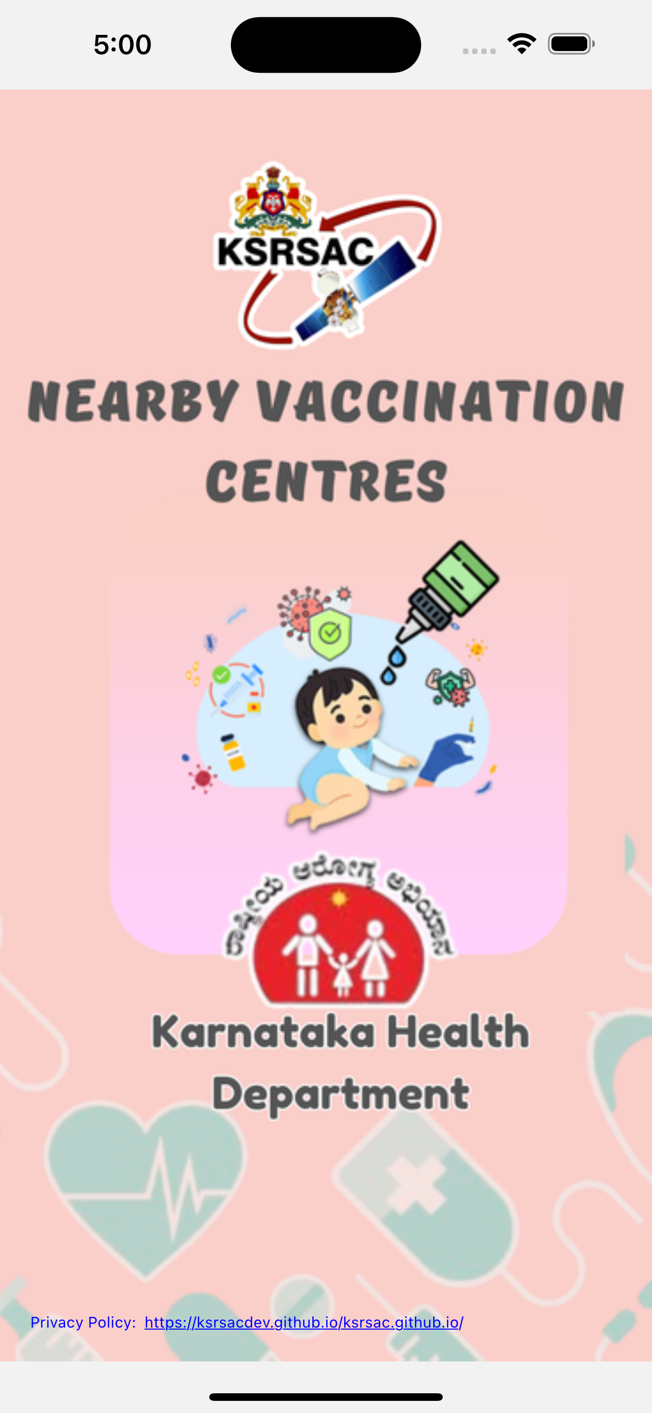 Nearby Vaccination Centres