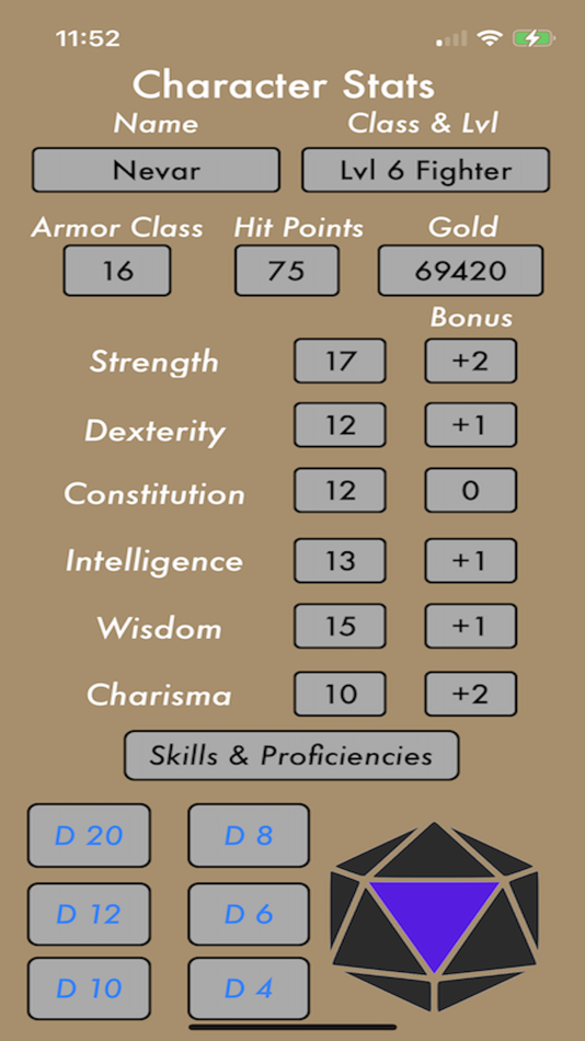 #1. D&D Character (iOS) 由: Ethan Waters