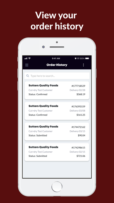 Sutters Foods Screenshot