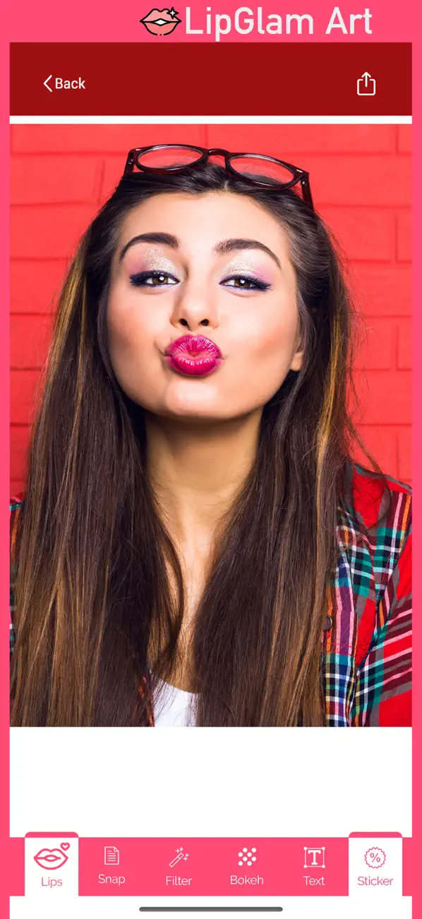Screenshot #1 pour LipGlam Art : Stylish Lips Cam