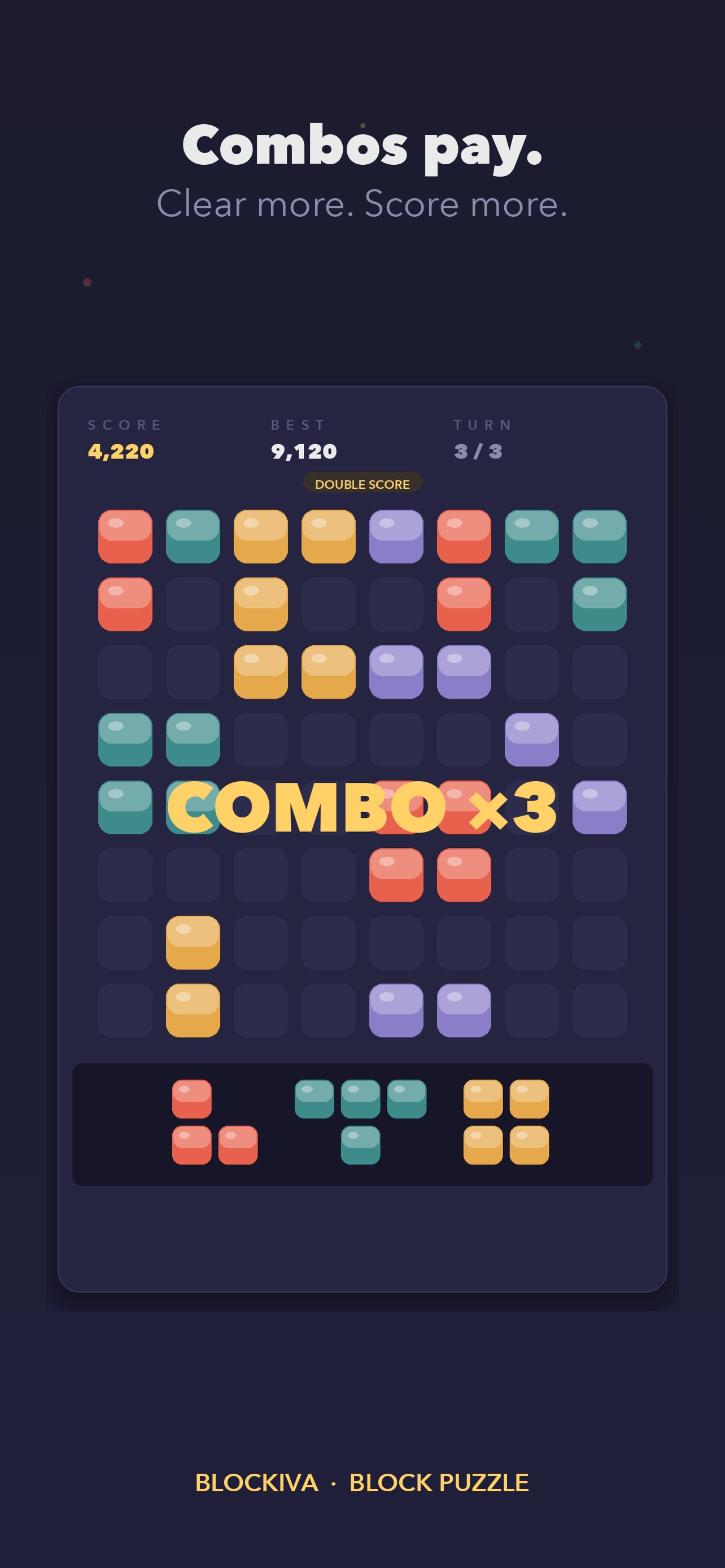 Screenshot 3 of Blockiva – Block Puzzle