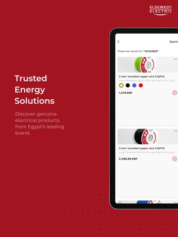 ElSewedy Electric Hub iPad screenshot