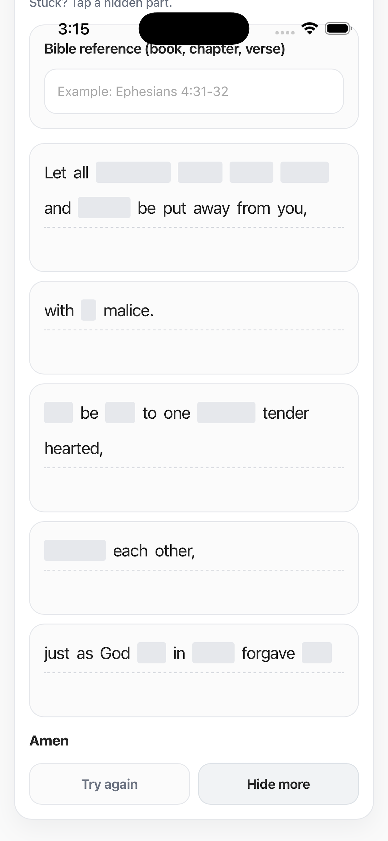 Bible Memory Note screenshot 3