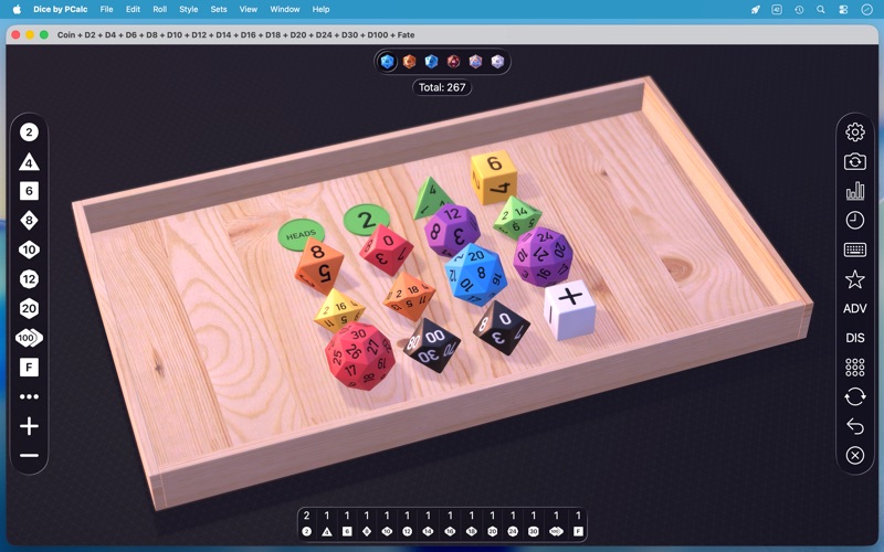 Screenshot #1 pour Dice by PCalc