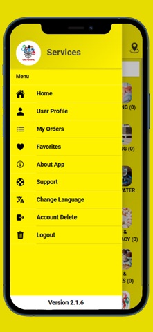 OUT4SERVE APP screenshot