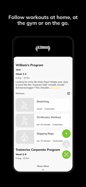 K Fitness screenshot 3