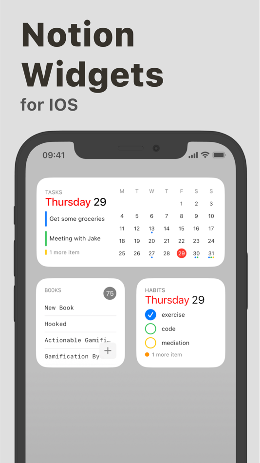 #1. Wigion: Notion Widgets (iOS) 来自: Wit Owczarek