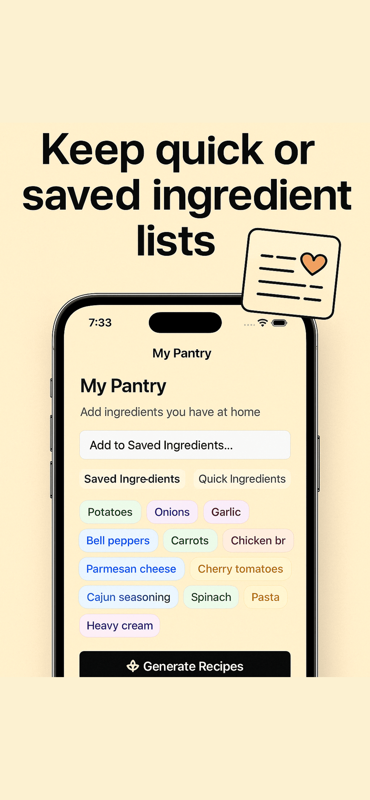 Pantry Recipes