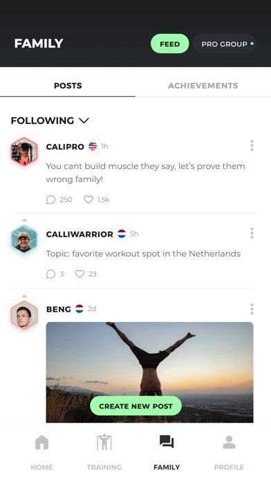 Calisthenics Family Screenshot