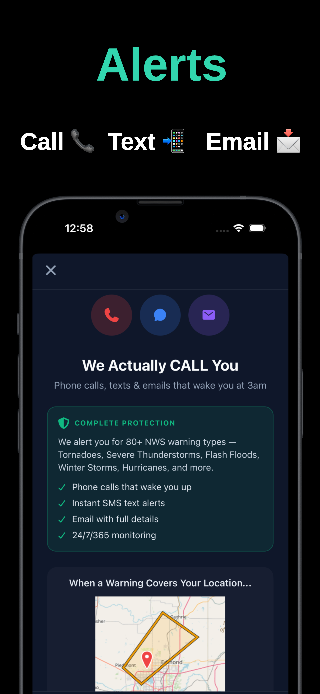 Weather Alerts by RidgeLabs screenshot 3