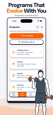 KRIO: Gym Workout Tracker Screenshot 8 of 10